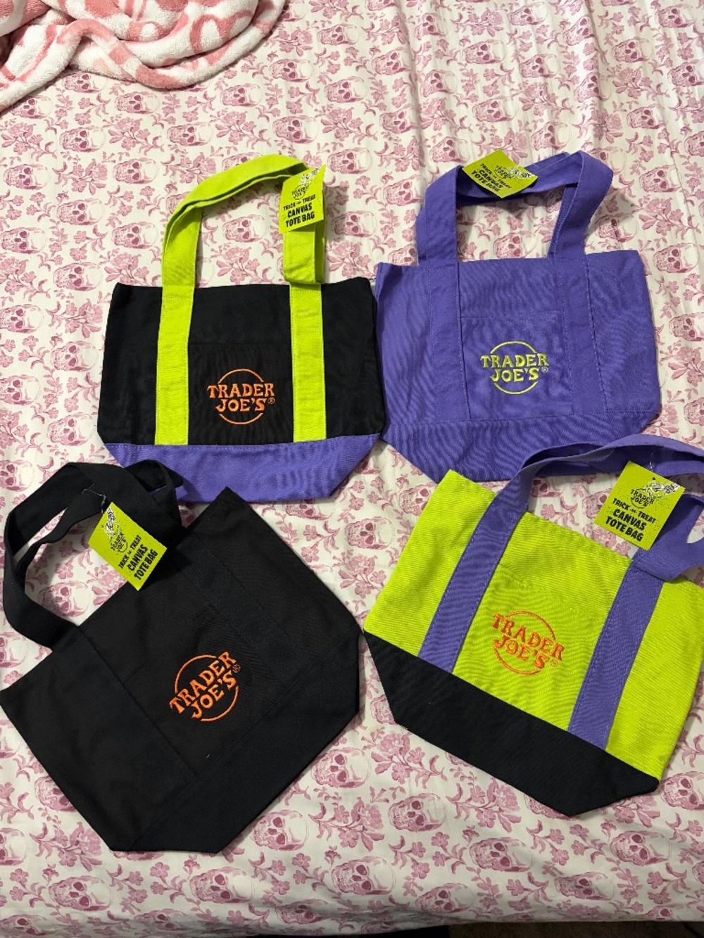 Trader Joe’s Halloween mini totes